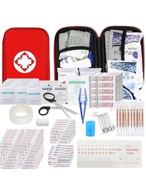 Car First Aid Kits 275Pcs Survival Gear Home Travel Size Small Emergency Kit